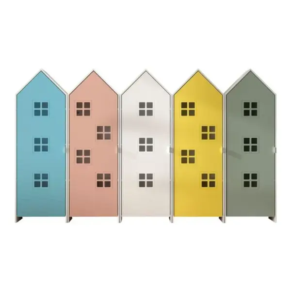 Pack - 4 Armoires Enfant casami Bruges 171cm Multicolore