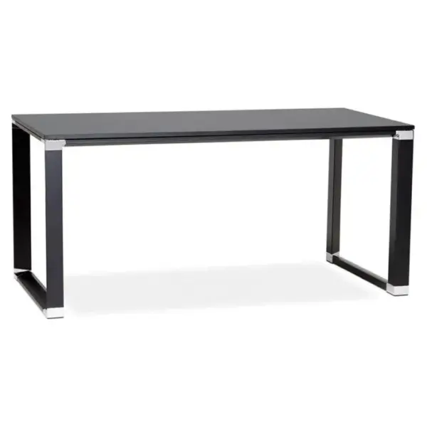 Bureau Design En Bois hovik 160cm Noir