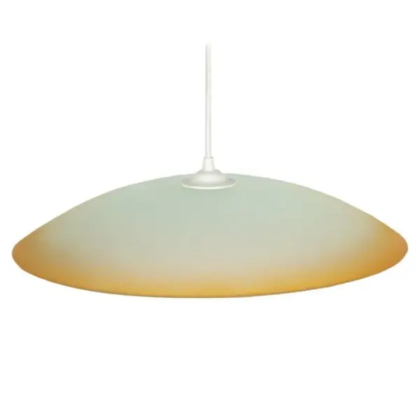 Suspension Tosel Tondo Verre Dôme Taupe D 40 X H 70 Cm