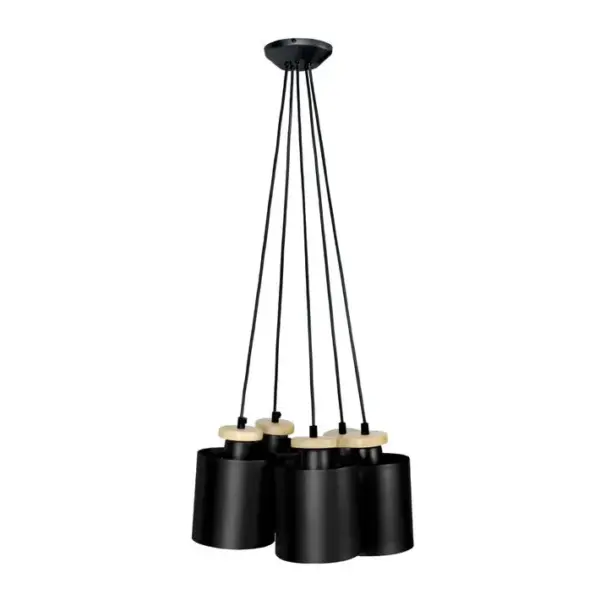 Suspension Tosel Uzibuze Métal Grappe Ambre D 45 X H 90 Cm