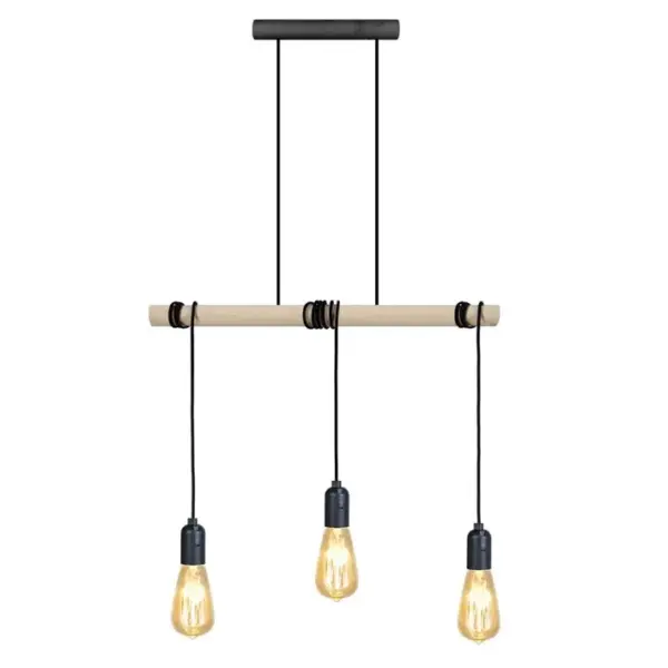 Suspension Tosel Brooklyn Ampoule Déco Bar Violet D 50 X H 180 Cm