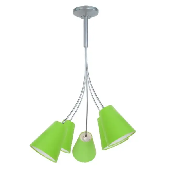 Lustre Tosel Dunns Tissu Bras Vert D 80 X H 85 Cm