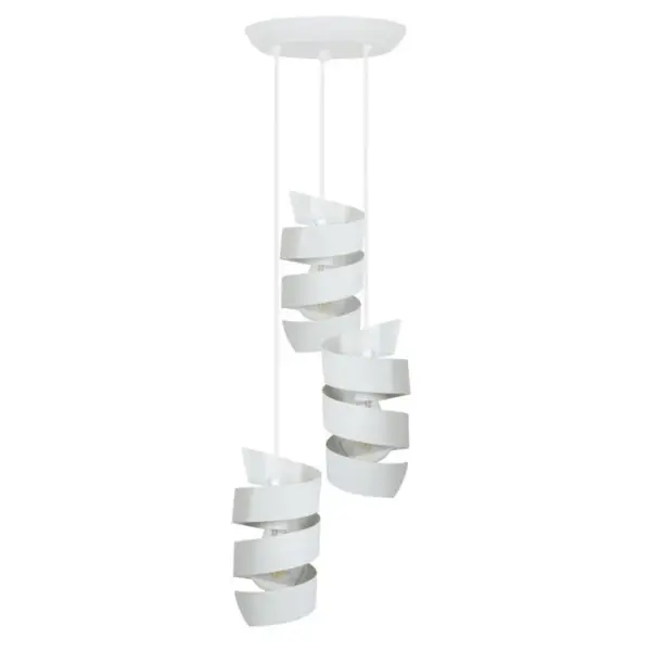 Suspension Tosel Tortillon Métal Grappe Cuivre D 25 X H 80 Cm