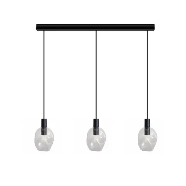 Suspension Tosel Vingolf Verre Bar Taupe D 60 X H 100 Cm