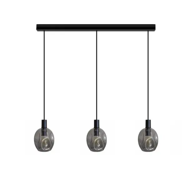 Suspension Tosel Vingolf Verre Bar Taupe D 60 X H 100 Cm