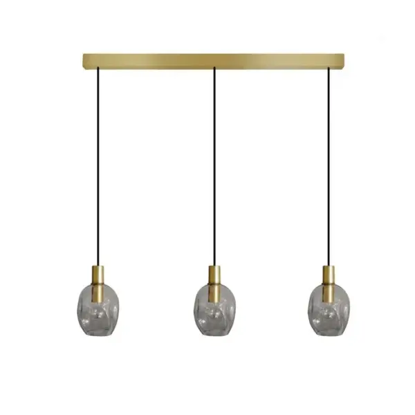 Suspension Tosel Vingolf Verre Bar Taupe D 60 X H 100 Cm