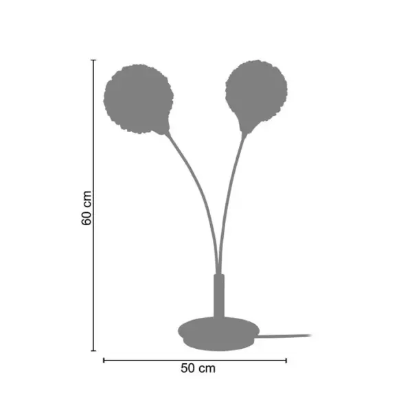 Lampe à Poser Tosel Actuelle Verre Bras Cone D 50 X H 60 Cm