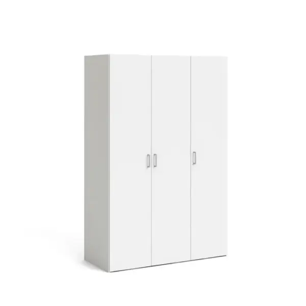 Armoire 3 portes ouvrantes SPACE L. 115,8 cm blanc