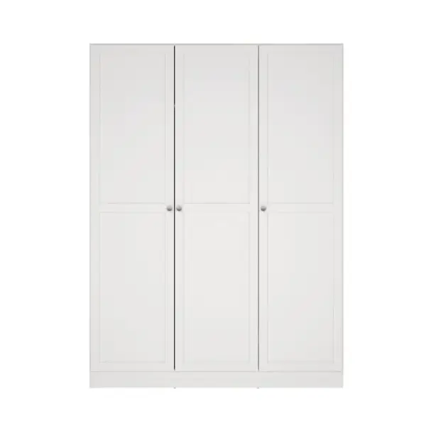 Armoire 3 portes L. 147 cm BILLUND blanc