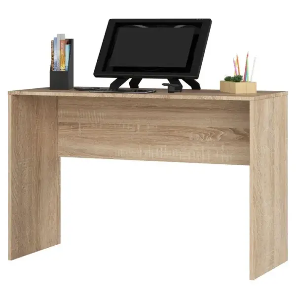 Bureau Dordinateur B17 Chêne Sonoma 120 Cm Couleur Chêne Sonoma 120x50x79 Cm