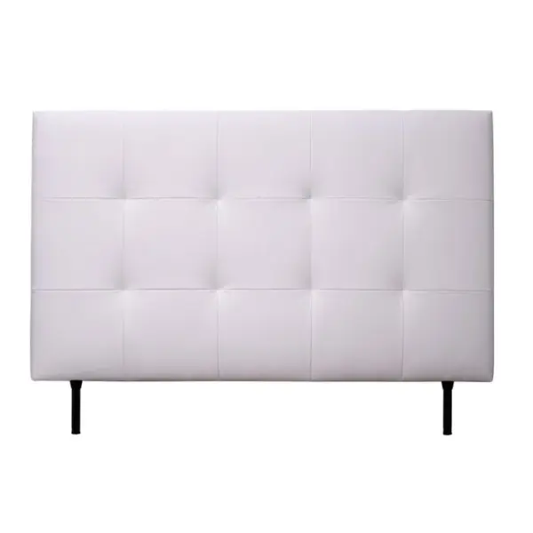 Tête de lit PU L.140 cm KARTY blanc