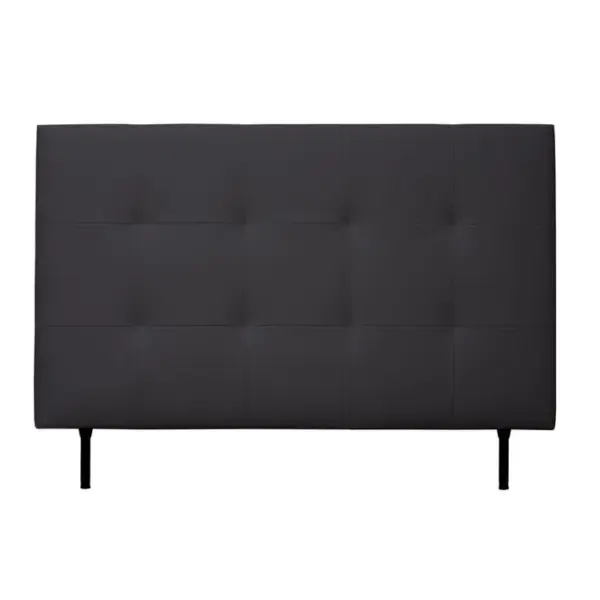 Tête de lit PU L.140 cm KARTY noir