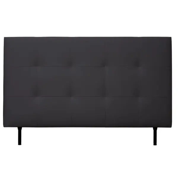 Tête de lit PU L.160 cm KARTY noir