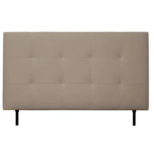 Tête de lit PU L.160 cm KARTY taupe