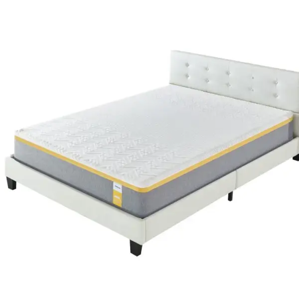 Ensemble Matelas + Lit Avec Tête De Lit 160x200 Cm, Ypsilon Ferme 28cm D?épaisseur