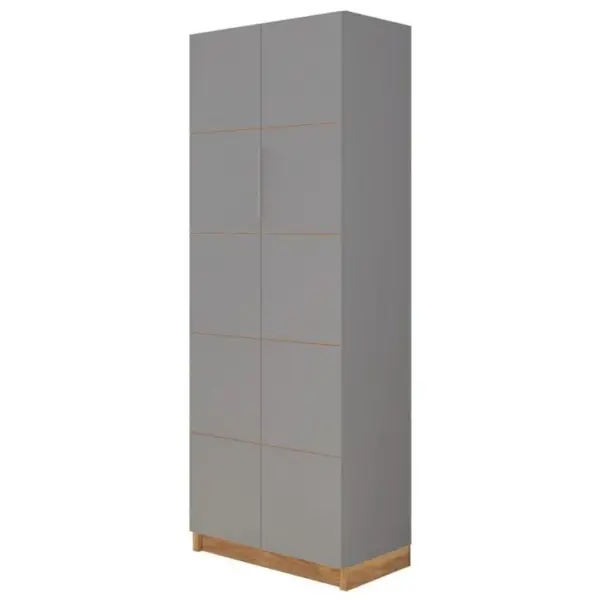 Armoire 2 Portes Grise Hauteur 180 Cm