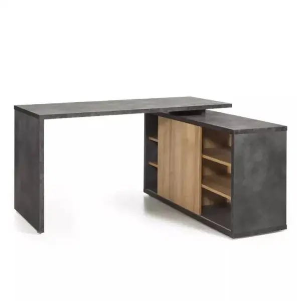 Bureau Dangle Inversable Porte Coulissante 150x120 Cm Maupay