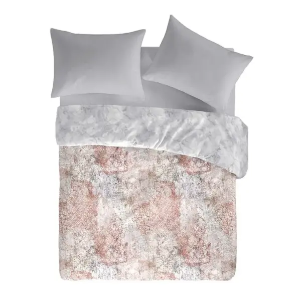 Housse De Couette Réversible En Percale De Coton Oba 240x220 Cm