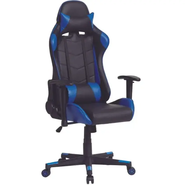 Fauteuil De Bureau Fauteuil Gaming Bleu