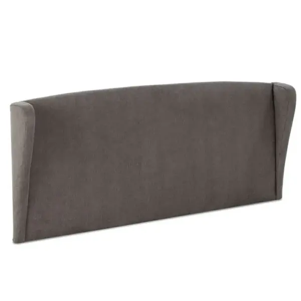 Tête De Lit Tapissée Munich Oreiller 140x60 Cm Couleur Gris Foncé