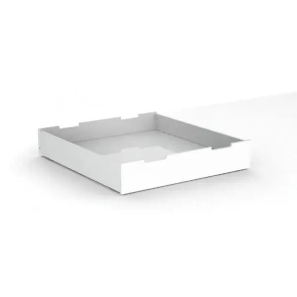 Tiroir De Rangement Mdf Blanc 18.5x92x100cm