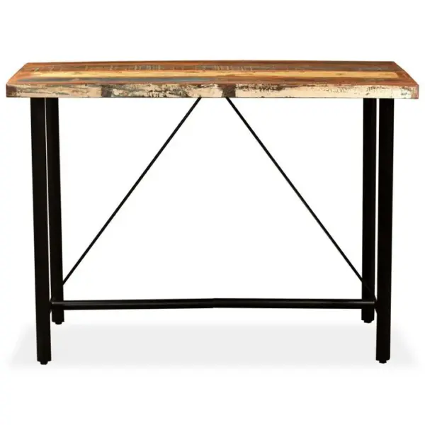 Table De Bar Bois Massif De Récupération 150 X 70 X 107 Cm