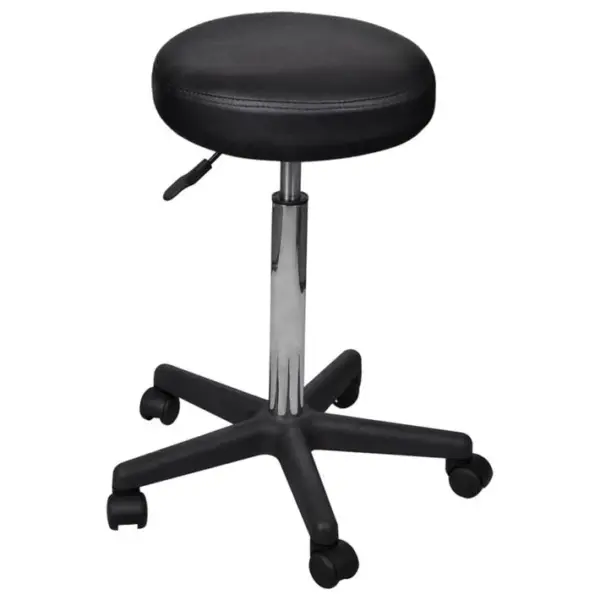 Tabouret de bureau noir