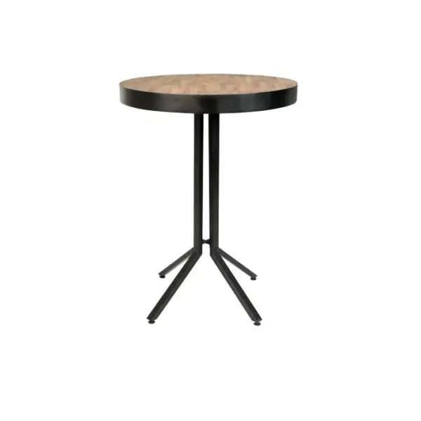 Table De Bar Ronde En Bois Beige