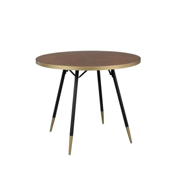 Table Ronde En Bois Marron