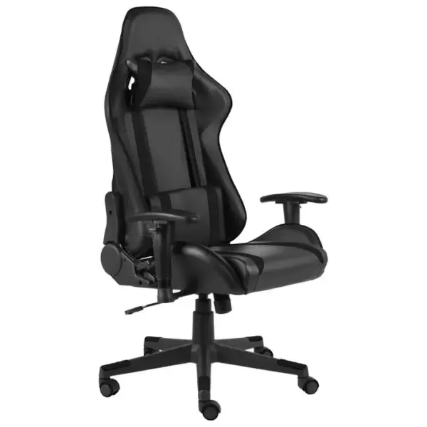 Fauteuil Gamer Pivotant Noir Pvc