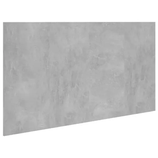 Tête De Lit Gris Béton 160x1,5x80 Cm Bois Contreplaqué