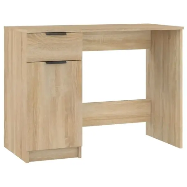 Bureau Chêne Sonoma 100x50x75 Cm Bois Contreplaqué