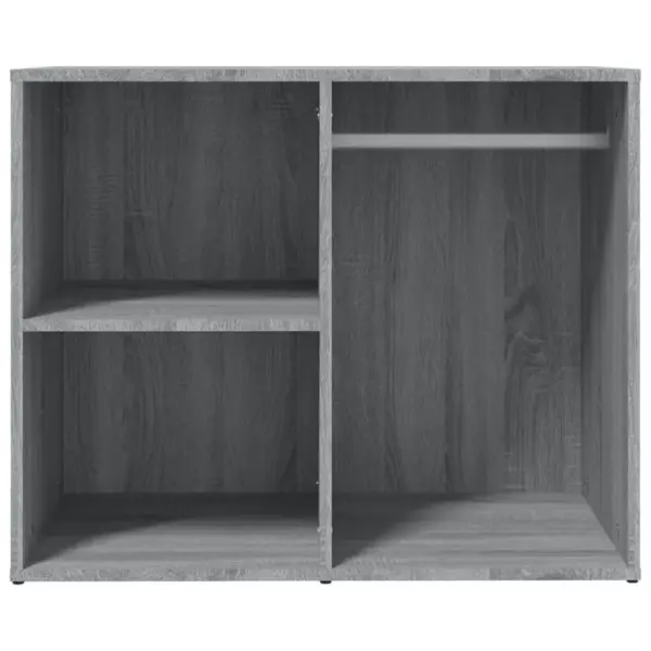 Armoire De Rangement - Armoire De Chambre Sonoma Gris 80x40x65 Cm Bois Dingénierie