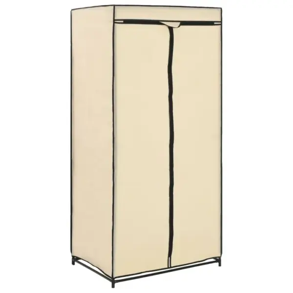 2 Pièces Armoires De Rangement - Armoires De Chambre Crème 75x50x160 Cm