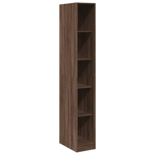 Armoire De Rangement - Armoire De Chambre Chêne Marron 30x50x200 Cm Bois Dingénierie