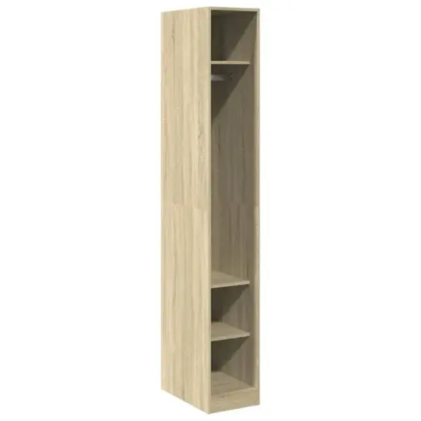 Armoire De Rangement - Armoire De Chambre Chêne Sonoma 30x50x200 Cm Bois Dingénierie