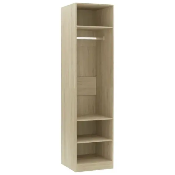 Armoire De Rangement - Armoire De Chambre Chêne Sonoma 50x50x200 Cm Bois Dingénierie