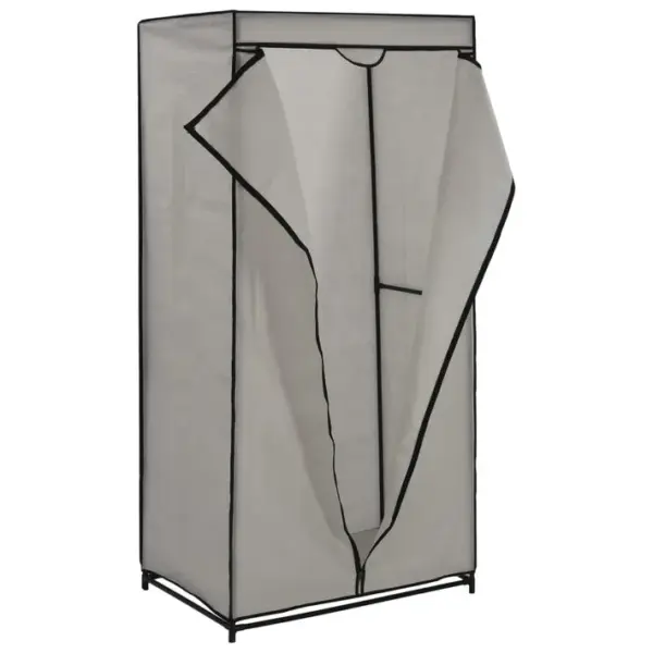 Armoire De Rangement - Armoire De Chambre Gris 75x50x160 Cm