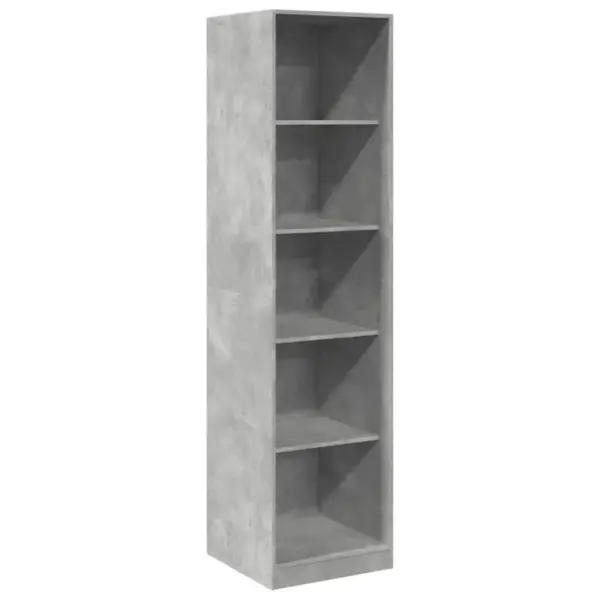 Armoire De Rangement - Armoire De Chambre Gris Béton 50 X 50 X 200 Cm Aggloméré