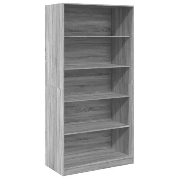 Armoire De Rangement - Armoire De Chambre Sonoma Gris 100x50x200 Cm Bois Dingénierie