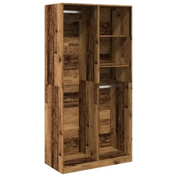 Armoire De Rangement - Armoire De Chambre Vieux Bois 100x50x200 Cm Bois Dingénierie