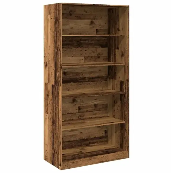 Armoire De Rangement - Armoire De Chambre - Penderie Vieux Bois 100x50x200 Cm Bois Dingénierie