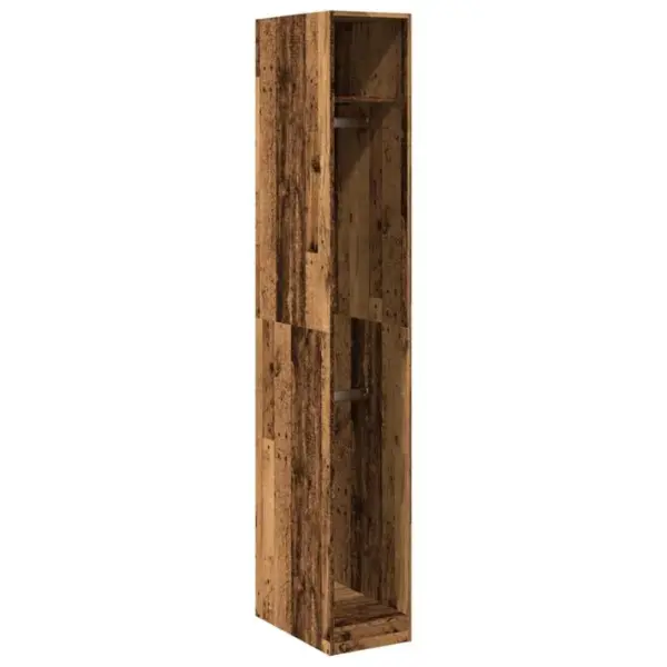 Armoire De Rangement - Armoire De Chambre Vieux Bois 30x50x200 Cm Bois Dingénierie