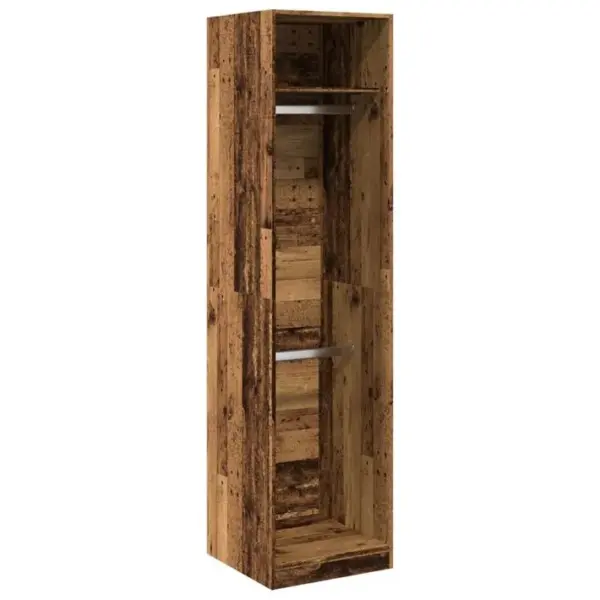 Armoire De Rangement - Armoire De Chambre Vieux Bois 50x50x200 Cm Bois Dingénierie