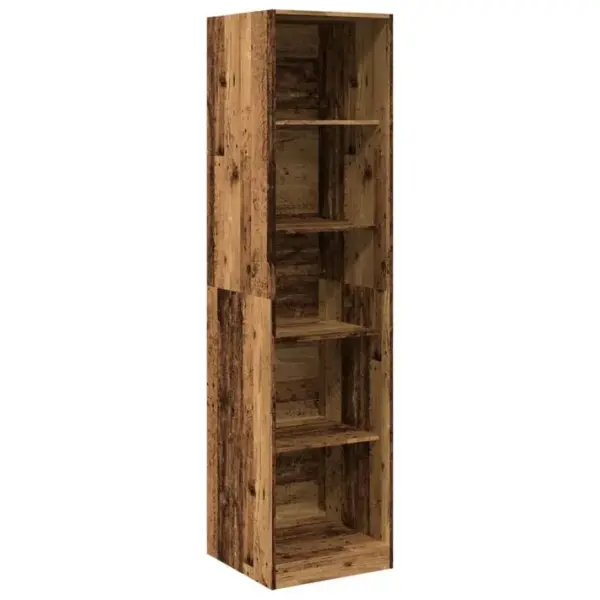 Armoire De Rangement - Armoire De Chambre - Penderie Vieux Bois 50x50x200 Cm Bois Dingénierie