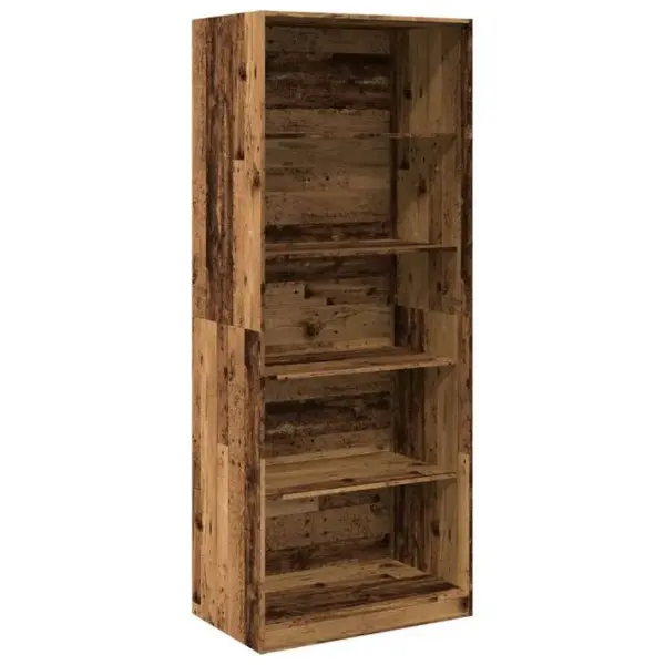 Armoire De Rangement - Armoire De Chambre Vieux Bois 80x50x200 Cm Bois Dingénierie